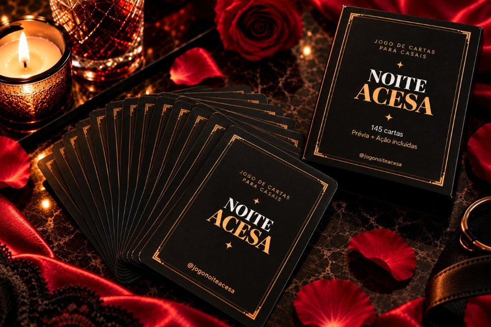 Noite Acesa: cartas do jogo